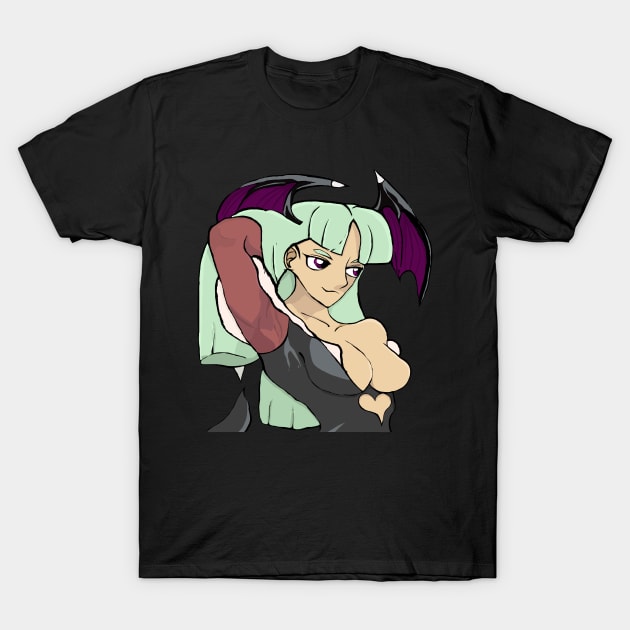 Morrigan The Succubus T-Shirt by PoesUnderstudy